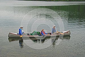 Women having fun in Canoe Country