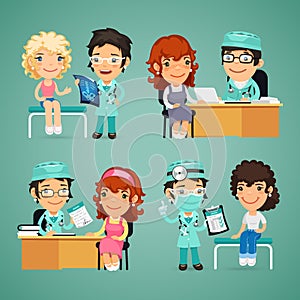 Women Having Medical Consultation in Doctors