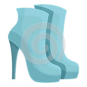 Women high heels shoes icon cartoon vector. Fashion female