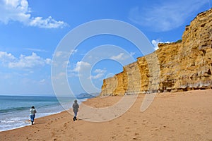 Women on Hive Beach, Burton Bradstock