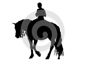 Women on horse two