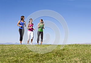 Women Jogging Together