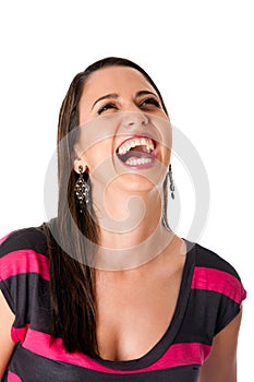 Women laughing hysterically