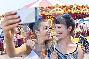 Women at Luna Park