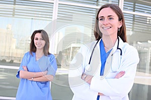 Women Medical Team Partnership