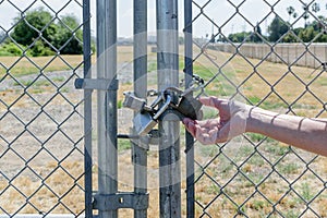 Women opens locks