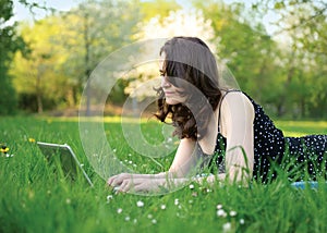 Women in park