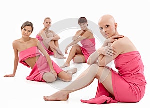 Women in pink - Breast Cancer Awereness photo