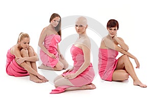 Women in pink - Breast Cancer Awereness photo