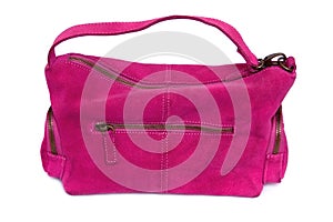 Women pink handbag