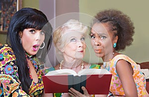 Women Reading a Romance Novel photo