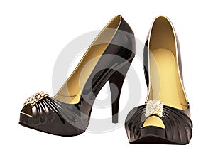 Women's black shoes