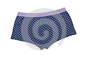 Women's boxer briefs. Isolated.