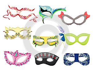 Women's carnival masks