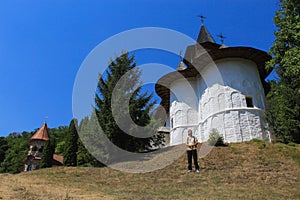 Women`s Christian monastery in the village of Rud or Rudi, Republic of Moldova photo