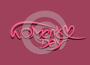 Women\'s Day 3D Render Illustration