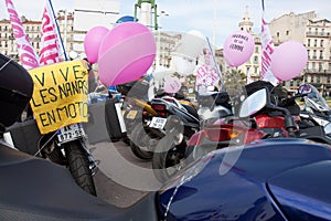 Women's Day: bikers rally.