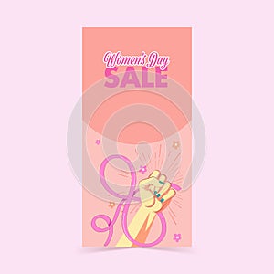 Women\'s Day Sale Header Or Banner Design