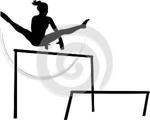 Women's Gymnastics Uneven Parallel Bars