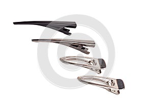 Women's hair clip to secure the hair. stylish hair claw. a set of hairpins for beauty and