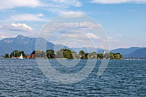 Women`s Island Fraueninsel, Chiemsee Lake, Bavaria