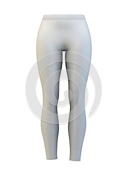 womens leggins mockup front view photo