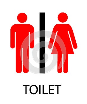 Women`s and Men`s Toilets photo