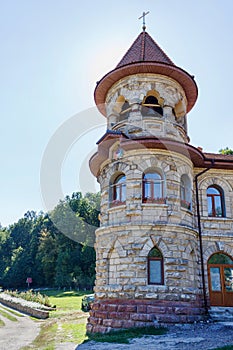 Women`s orthodox monastery near rudi village photo