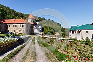 Women`s orthodox monastery near rudi village photo