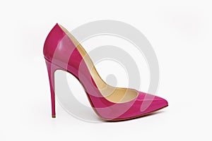 Women's high-heeled stiletto shoes in pink