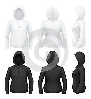 Women`s pullover hoodie