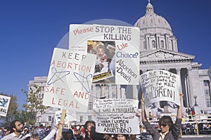 Women's rights marchers