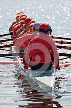 Women's Rowing Team Prepares