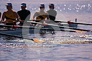 Women's Rowing Team Splashes