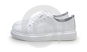 Women\'s sneakers isolated on white