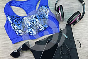 Women`s sport wear, Gym fashion and accessories, Exercise Equipment.