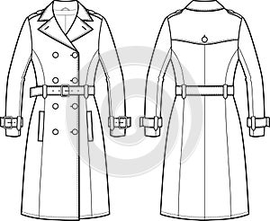 Women`s trenchcoat