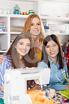 Women in a sewing workshop