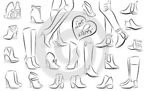 Women shoes and boots