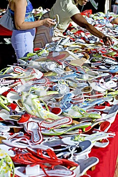 Women shopping at a Spanish market