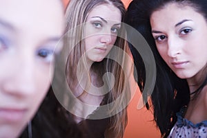 Women staring photo