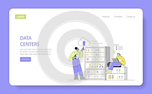 Women In Technology. Flat Vector