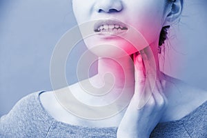 Women with thyroid gland problem