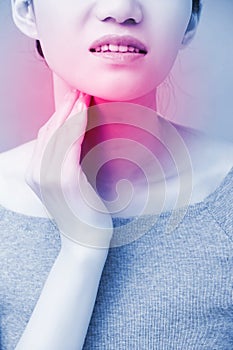 Women with thyroid gland problem