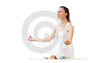 Women in white - relaxation