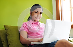 Women working on laptop