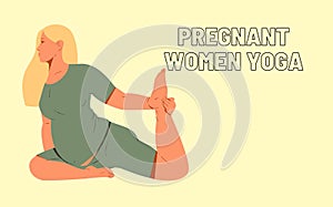 women yoga practice from home
