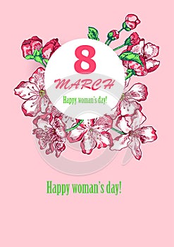 Womens day card