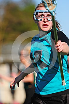 Womens Lacrosse Player