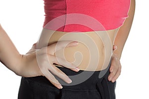 Womens slim waist,flat stomach in sportswear
